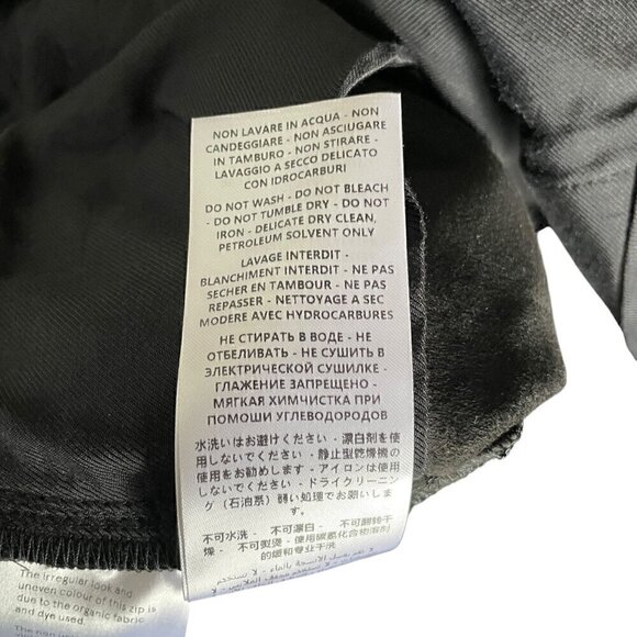 Stella McCartney Hailey Vegan Leather Pants Black EU 44 Wide Leg Designer - Picture 9 of 10